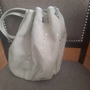 Danier Suede Drawstring Bucket bag